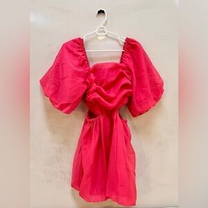 A New Day XS Dress Barbiecore bubble skirt Teen New  Smocked Casual Contemporary